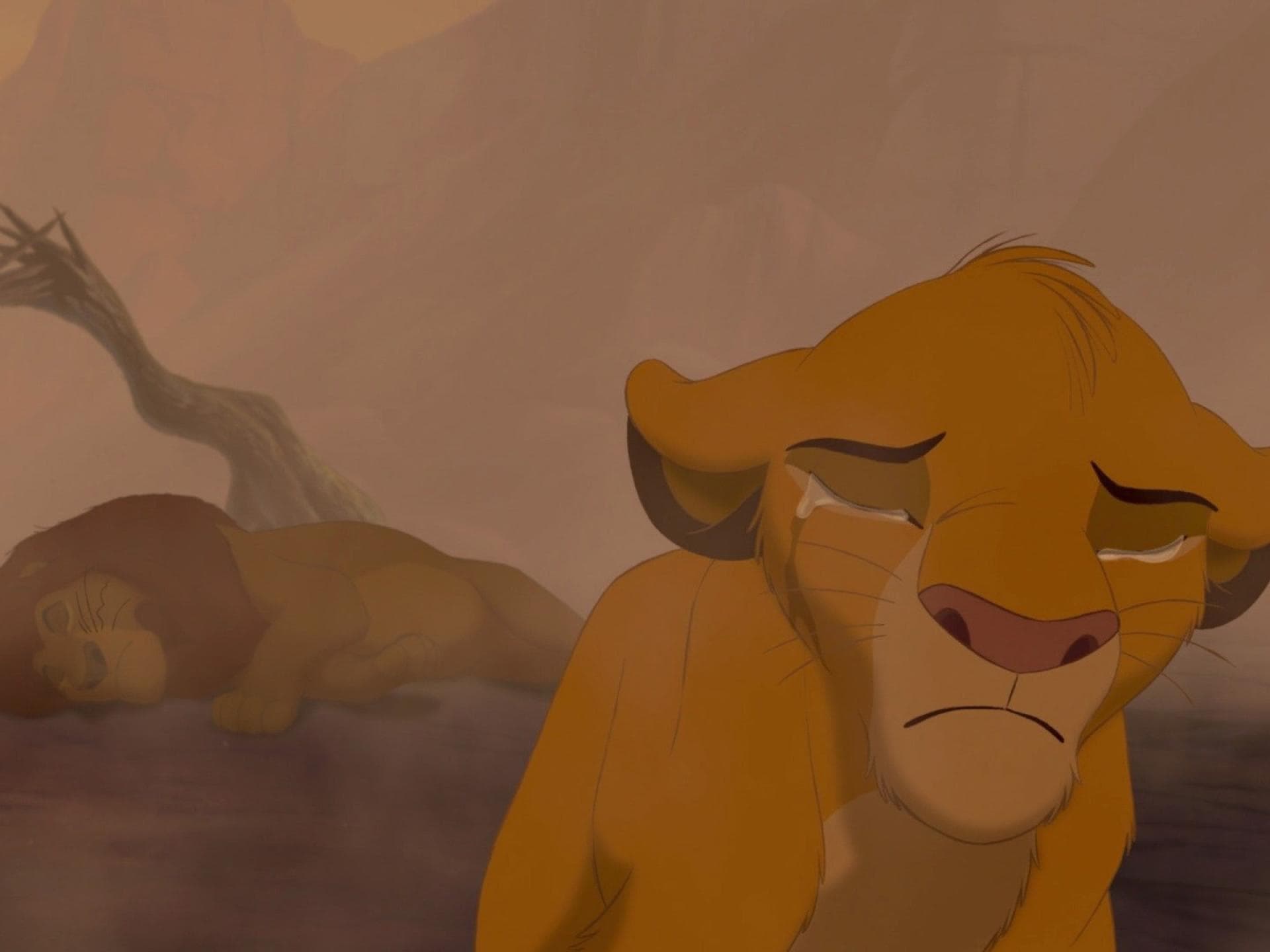 Lion King weinenender Simba Lion King weinenender Simba