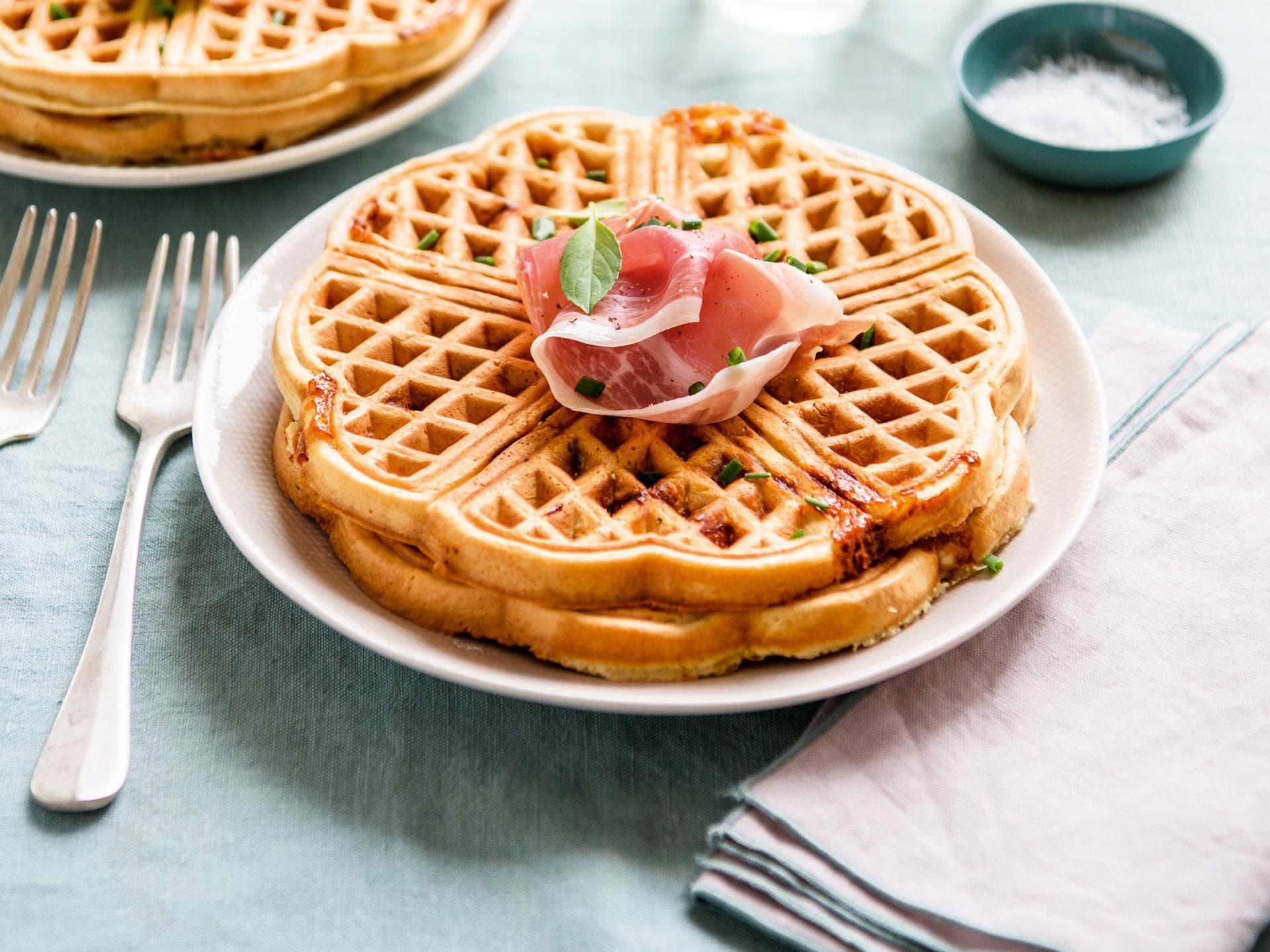 Waffelrezept Herzhafte Käse Waffeln