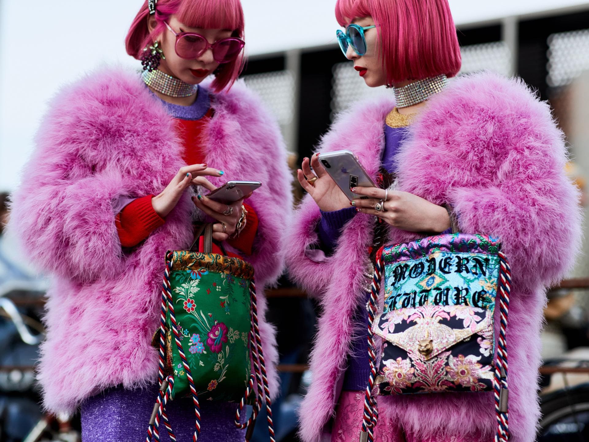 Ami and Aya Suzuki Twinning Streetstyle 