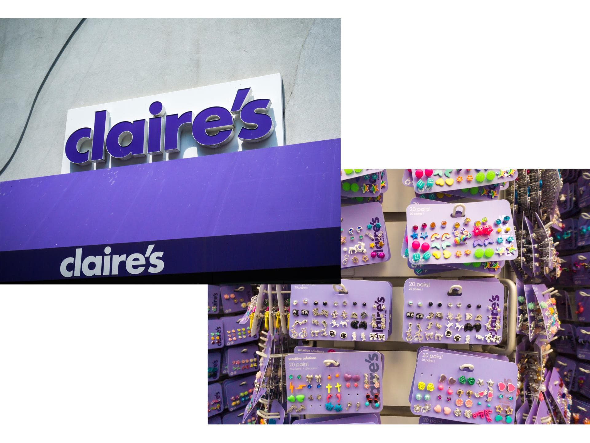 Claire's Schmuckkette schließt Läden Claire's Schmuckkette schließt Läden