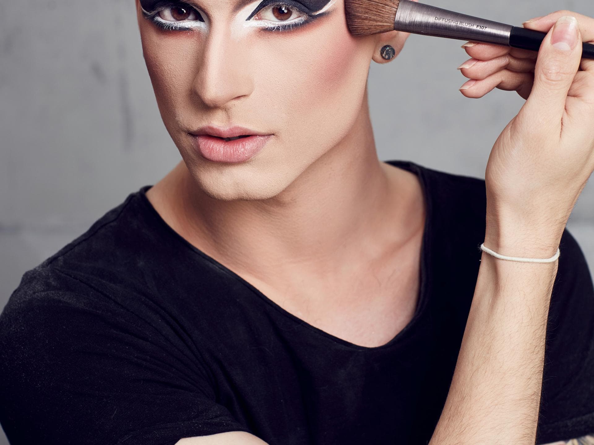 Schritt 7: Blush, Highlight & Mascara