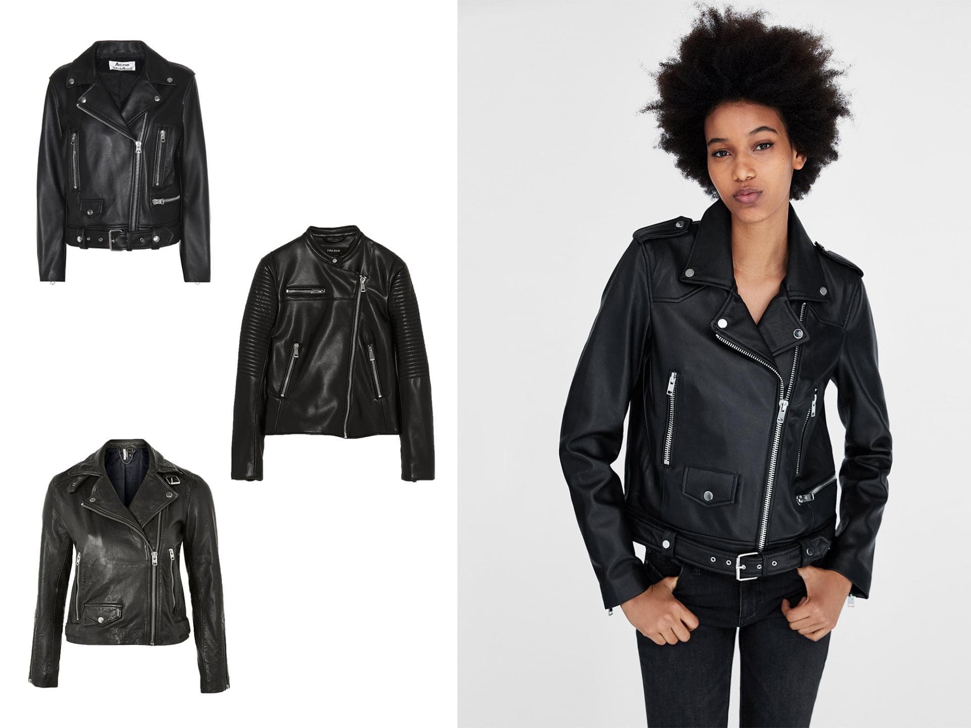 Zeitlose Garderobe Lederjacke Zeitlose Garderobe Lederjacke