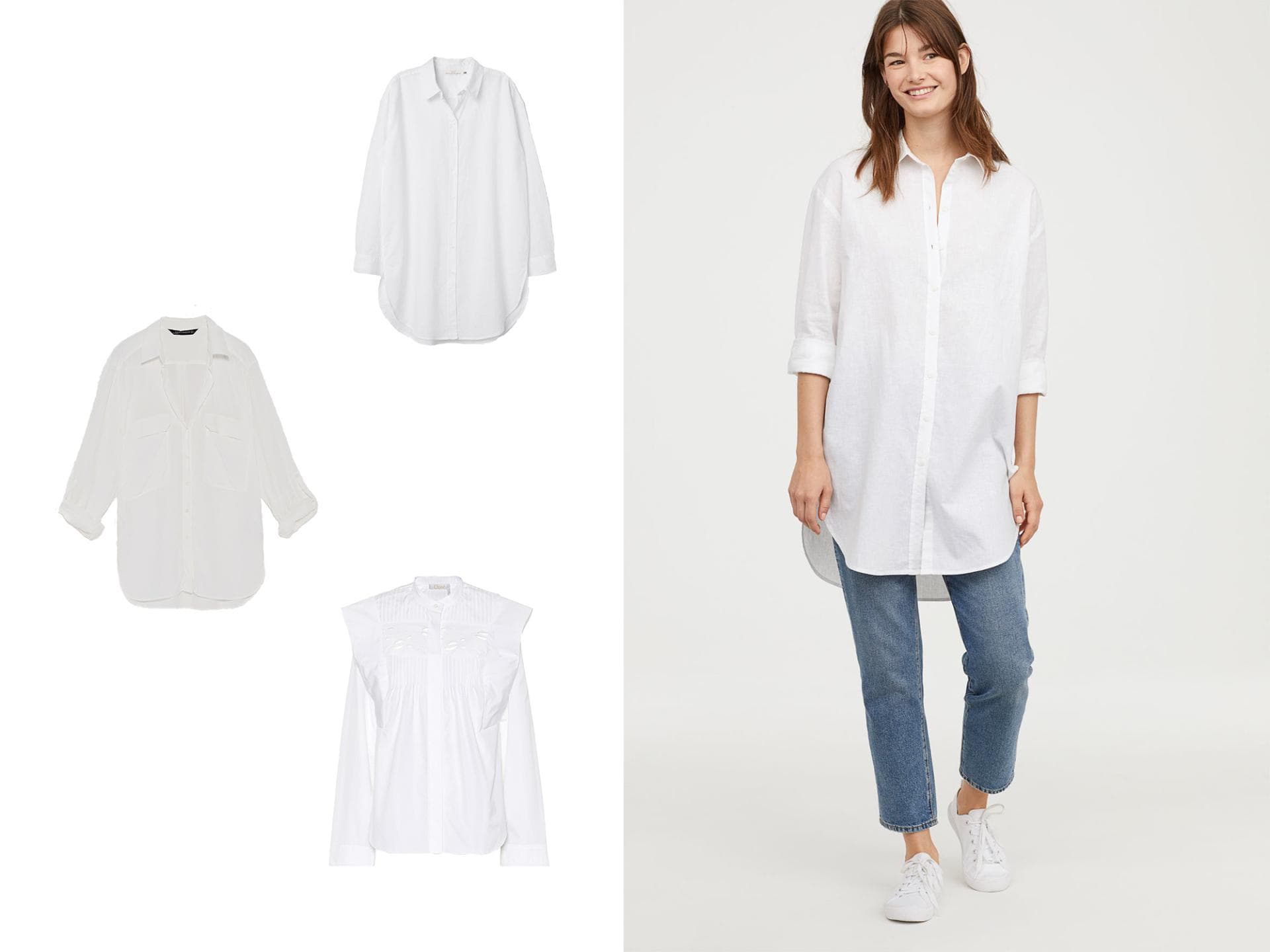 Weiße Bluse Weiße Bluse