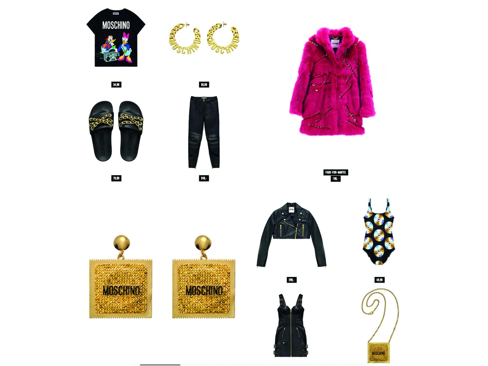 H&M Moschino Kollektion H&M Moschino Kollektion