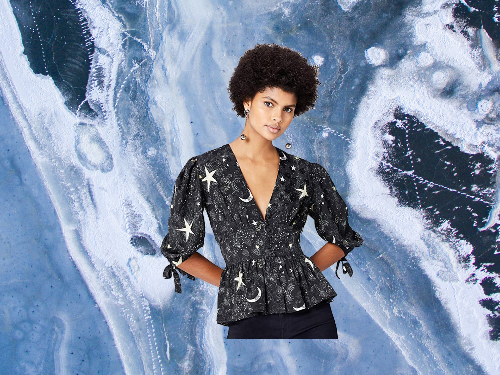 it-piece-des-tages-bluse-sterne