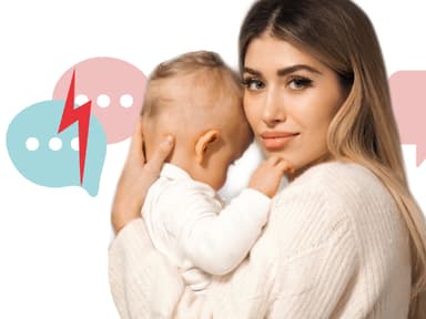 "Starke Frauen, starke Themen": Diana June mit ihrem Baby Adrian