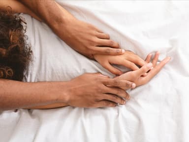 Mann und Frau Hände Sex bestes Alter
