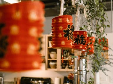 Chinesisches Neujahr Laternen