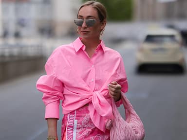 Sonia Lyson pink outfit