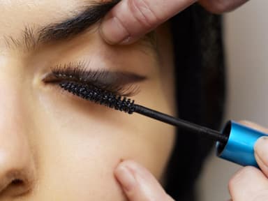 Lange Wimpern mit Mascara