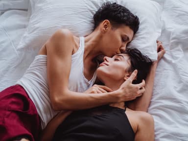 Pärchen im Bett