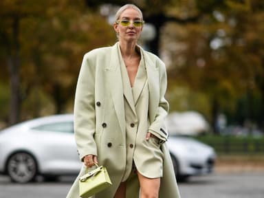 Leonie Hanne grünes Outfit