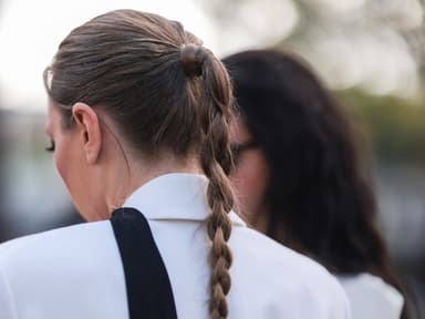 High Braided Ponytail