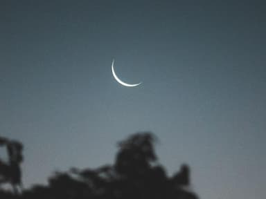 Mond am Nachthimmel