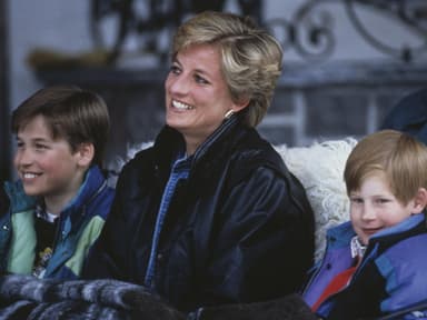 Prinzessin Diana, William und Harry