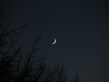 Mond am Nachthimmel