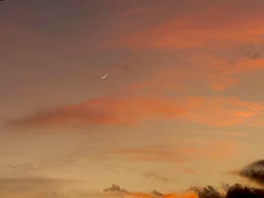 Mond am Himmel