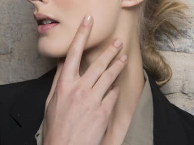 Glossy Nude Nails