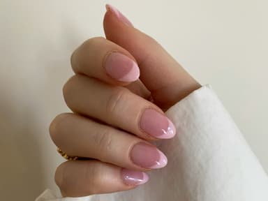 Rosa Glass French Nails