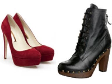 Plateauschuhe und krasse High Heels
