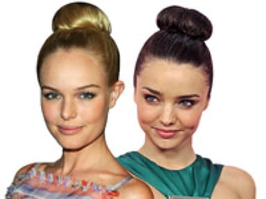 Zwei Stars, eine Frisur Zwei Stars, eine Frisur