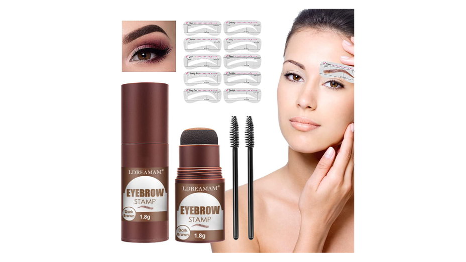 Augenbrauen-Schablonen Aufkleber – 6 Paar, Selbstklebend, Für Microblading & Wimpernstyling, Hygienisch